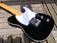 Pre-aged, as new, replacement body, double bound, in jet black nitro&nbsp;&copy;&nbsp;2026&nbsp;42nd Street Guitars