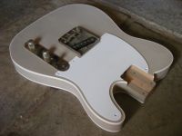 Replacement Tele body and hardware, double bound, desert sand&nbsp;&copy;&nbsp;2026&nbsp;42nd Street Guitars